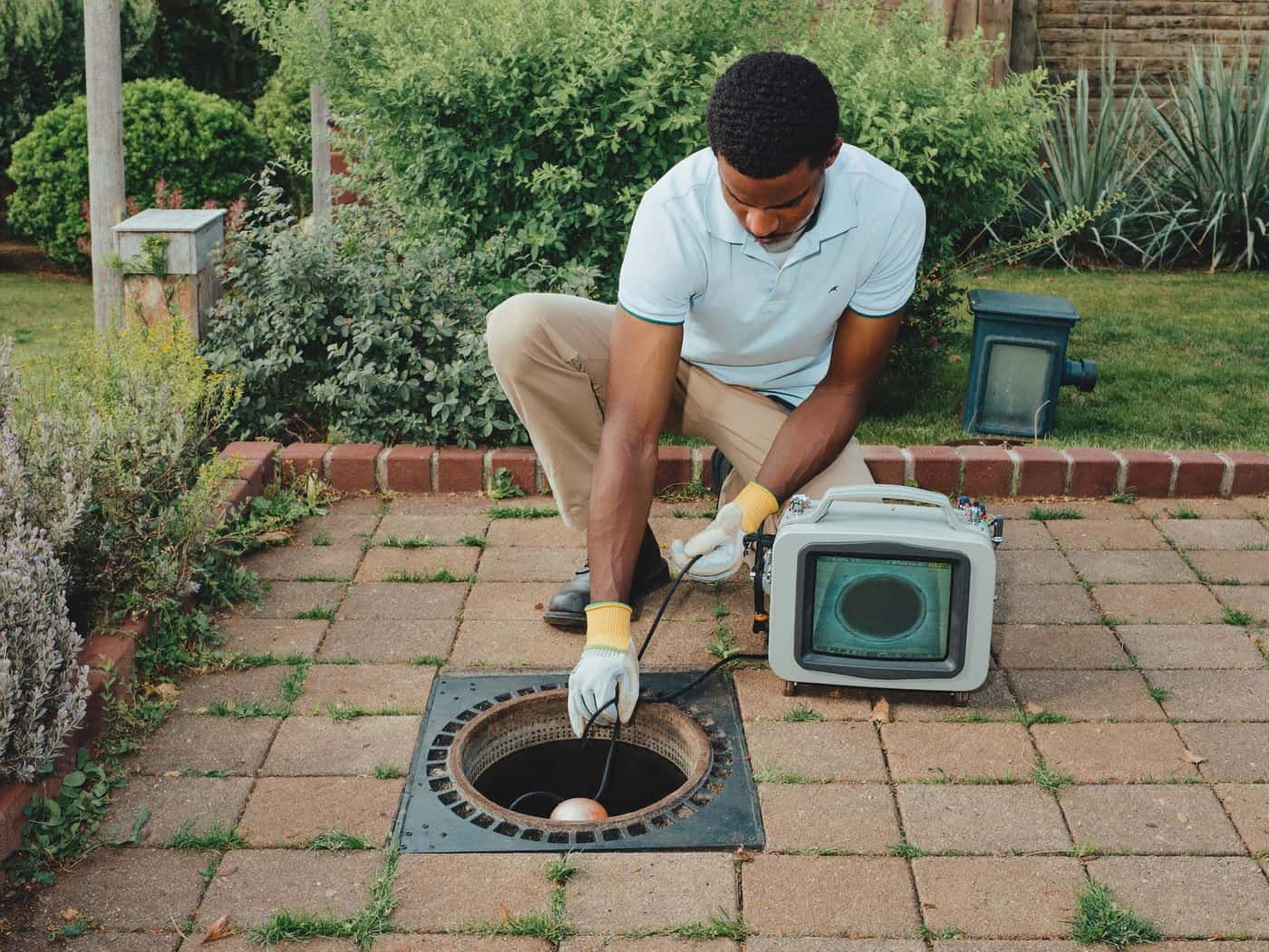 drain camera